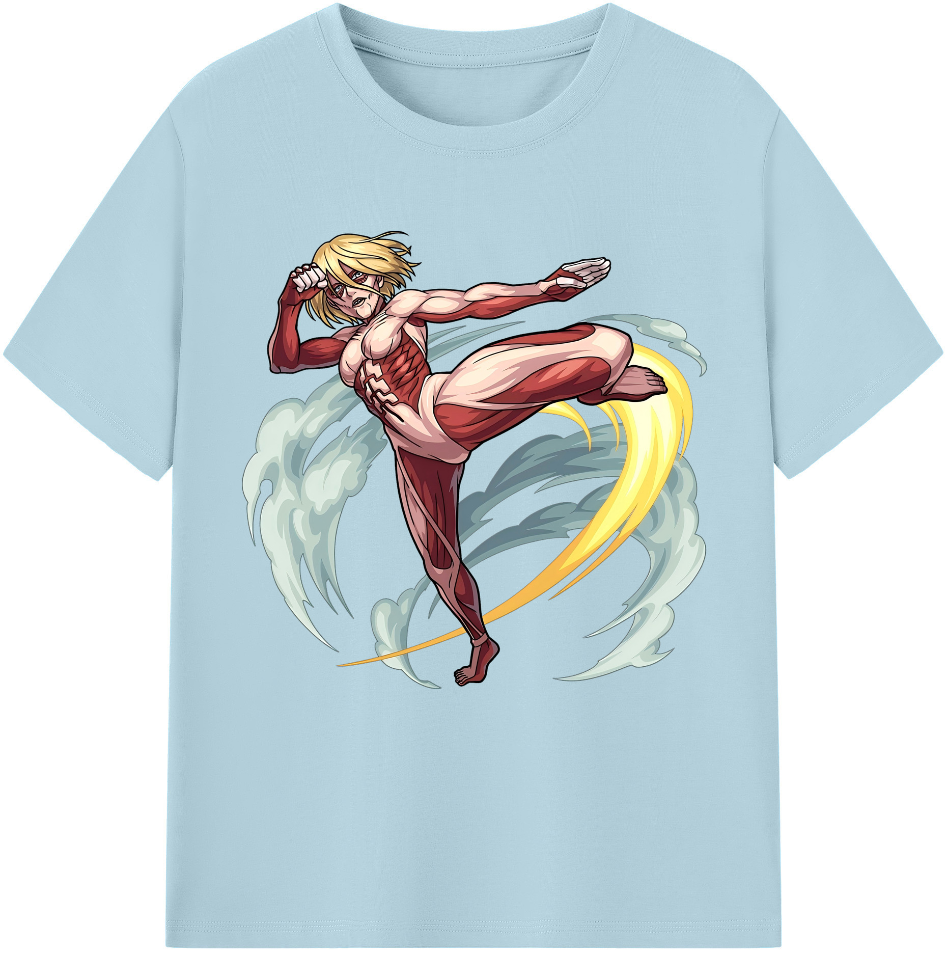 （画像用） 進撃の巨人 Attack on Titan 綿100％半袖Tシャツ（フロントプリント）